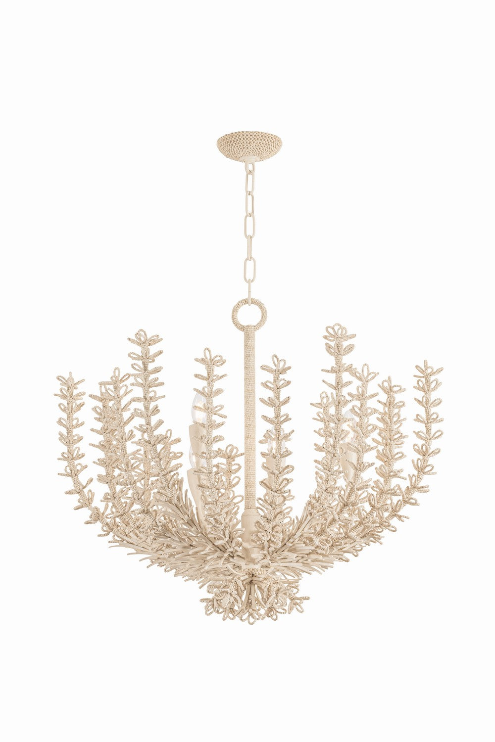 Corbett Lighting Canada - Six Light Chandelier - Pedrillo - Cream Plaster- Union Lighting Luminaires Decor