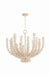 Corbett Lighting Canada - Six Light Chandelier - Pedrillo - Cream Plaster- Union Lighting Luminaires Decor