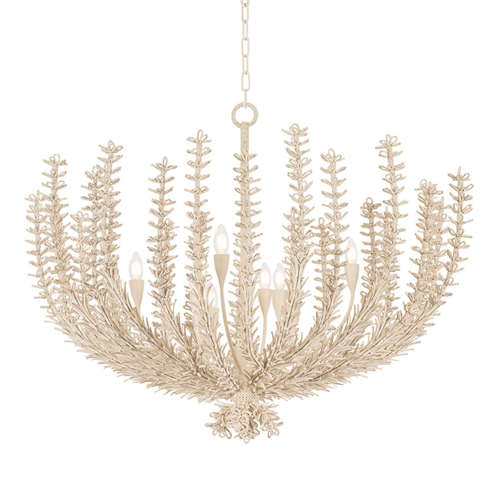 Corbett Lighting Canada - Eight Light Chandelier - Pedrillo - Cream Plaster- Union Lighting Luminaires Decor
