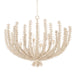 Corbett Lighting Canada - Eight Light Chandelier - Pedrillo - Cream Plaster- Union Lighting Luminaires Decor