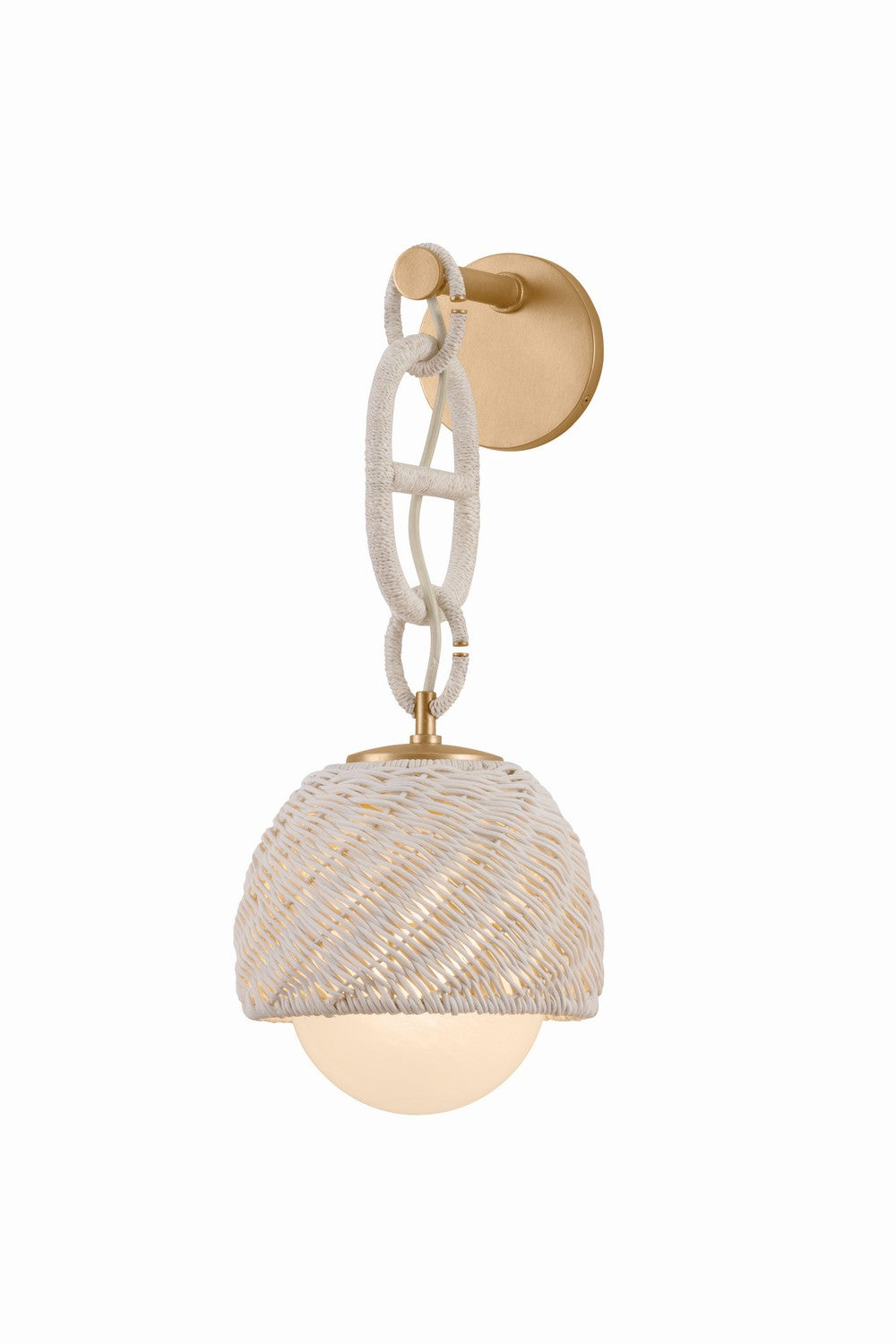 Corbett Lighting Canada - One Light Wall Sconce - Piasu - Champagne Leaf- Union Lighting Luminaires Decor