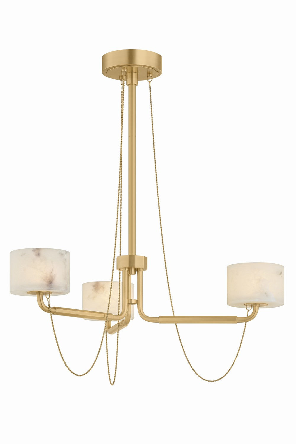 Corbett Lighting Canada - LED Chandelier - Bunda - Vintage Brass- Union Lighting Luminaires Decor