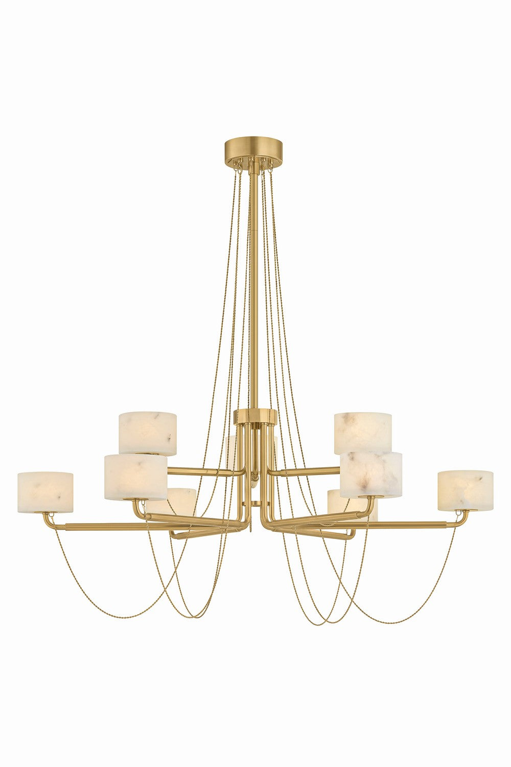 Corbett Lighting Canada - LED Chandelier - Bunda - Vintage Brass- Union Lighting Luminaires Decor