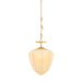 Corbett Lighting Canada - One Light Pendant - Hoshi - Vintage Brass- Union Lighting Luminaires Decor