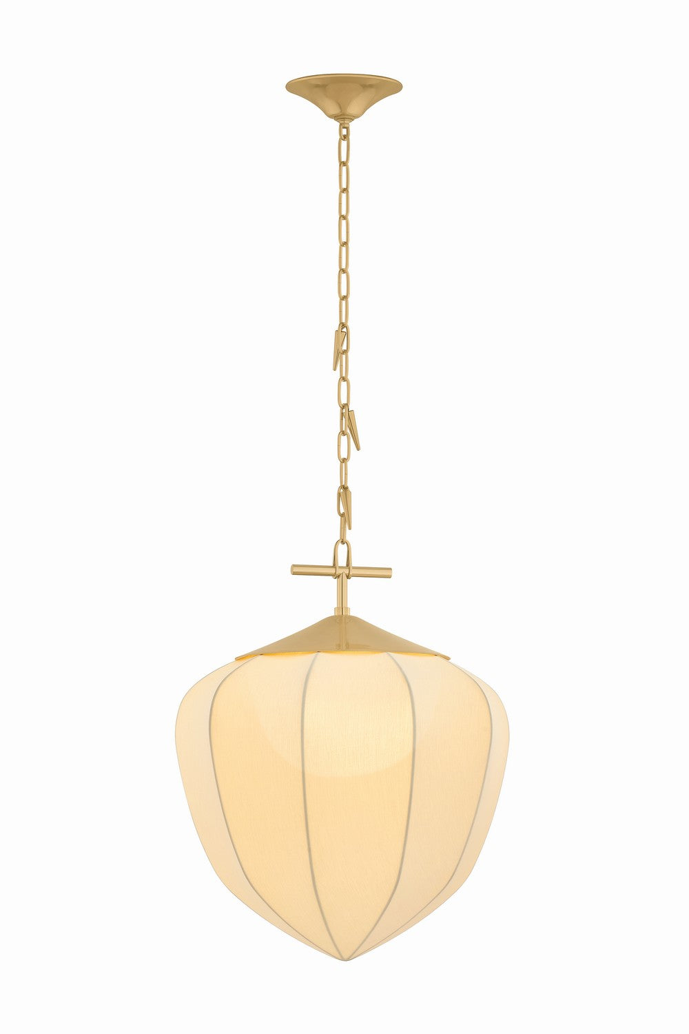 Corbett Lighting Canada - One Light Pendant - Hoshi - Vintage Brass- Union Lighting Luminaires Decor