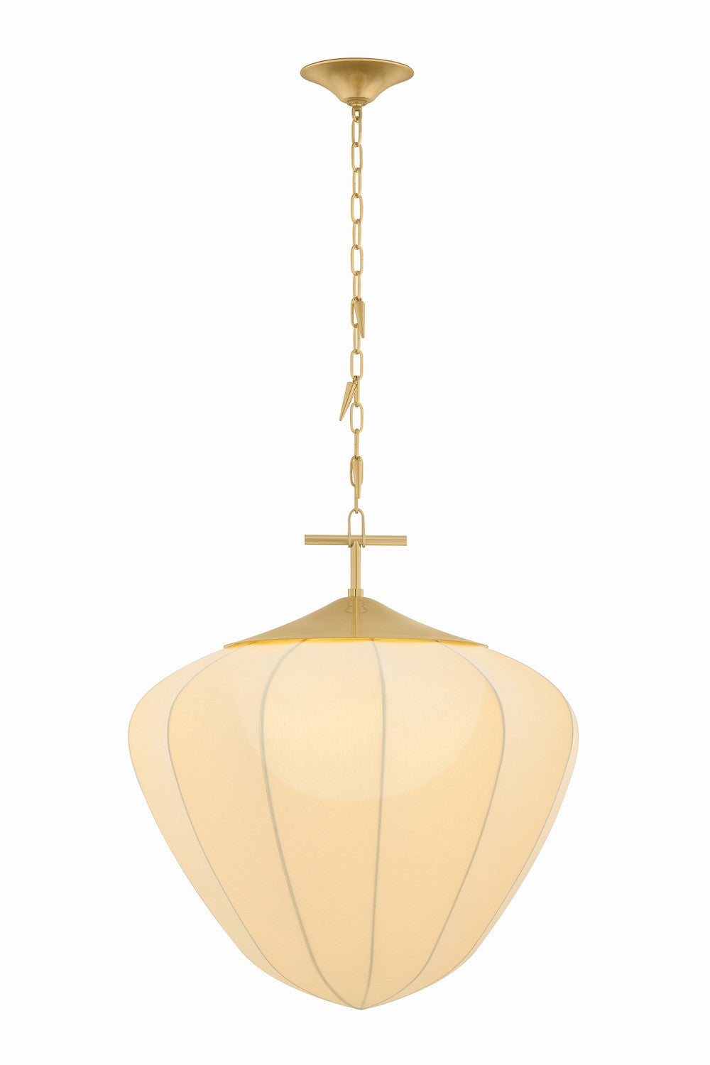 Corbett Lighting Canada - One Light Pendant - Hoshi - Vintage Brass- Union Lighting Luminaires Decor