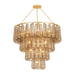 Corbett Lighting Canada - 19 Light Chandelier - Milos - Vintage Gold Leaf- Union Lighting Luminaires Decor