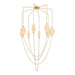 Corbett Lighting Canada - LED Chandelier - Positano - Vintage Brass- Union Lighting Luminaires Decor