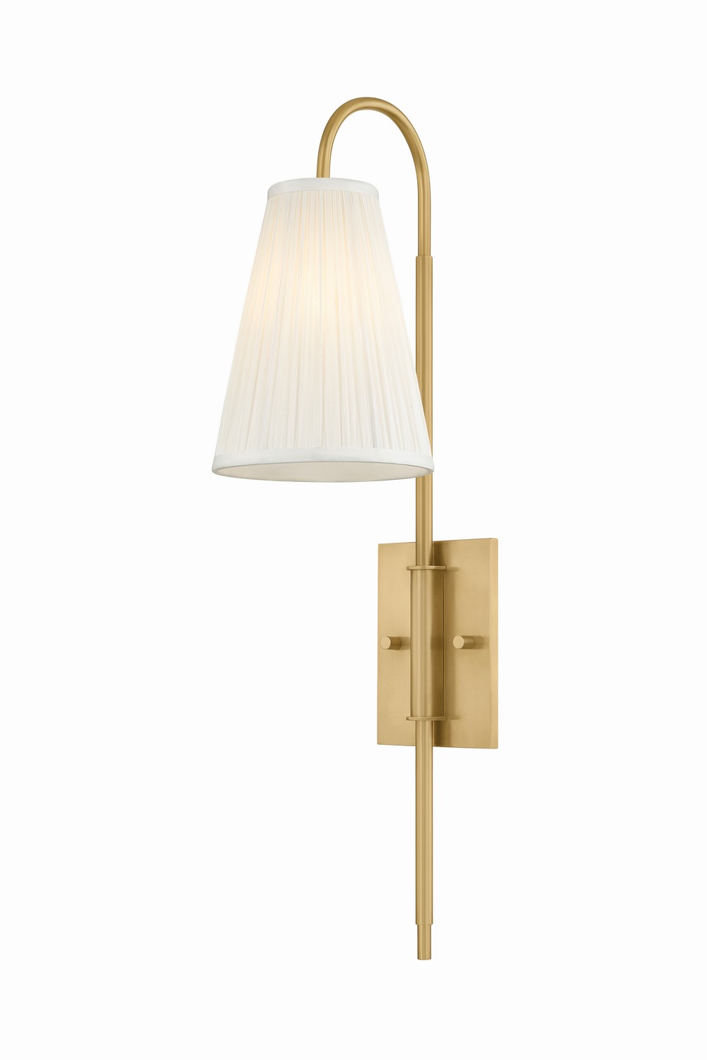 Corbett Lighting Canada - One Light Wall Sconce - Limoges - Vintage Brass- Union Lighting Luminaires Decor