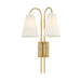 Corbett Lighting Canada - Two Light Wall Sconce - Limoges - Vintage Brass- Union Lighting Luminaires Decor