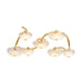 Corbett Lighting Canada - LED Semi Flush Mount - Kune - Vintage Gold Leaf- Union Lighting Luminaires Decor