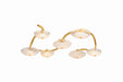 Corbett Lighting Canada - LED Semi Flush Mount - Kune - Vintage Gold Leaf- Union Lighting Luminaires Decor