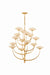 Corbett Lighting Canada - LED Chandelier - Pluro - Vintage Gold Leaf- Union Lighting Luminaires Decor