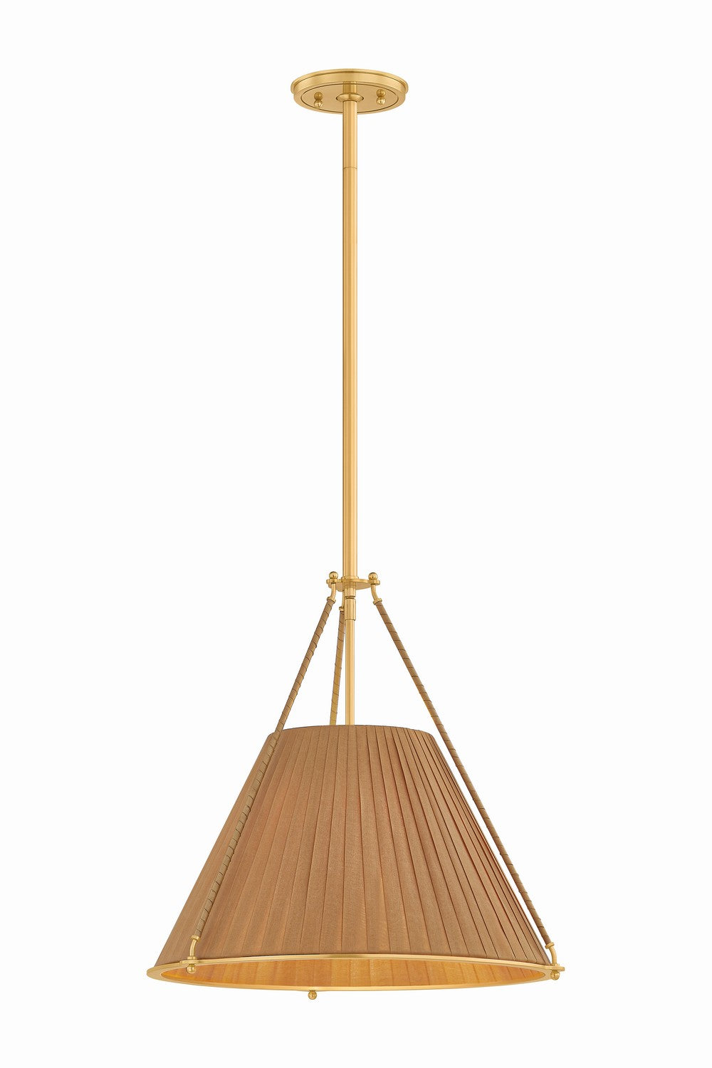 Hudson Valley Canada - Three Light Pendant - Sunside - Aged Brass- Union Lighting Luminaires Decor