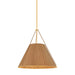 Hudson Valley Canada - Four Light Pendant - Sunside - Aged Brass- Union Lighting Luminaires Decor