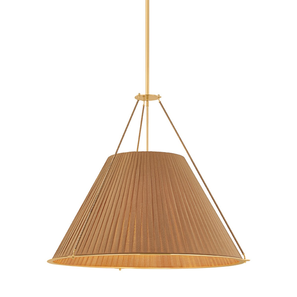 Hudson Valley Canada - Five Light Chandelier - Sunside - Aged Brass- Union Lighting Luminaires Decor