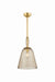 Hudson Valley Canada - One Light Pendant - Bleecker - Aged Brass- Union Lighting Luminaires Decor