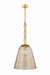 Hudson Valley Canada - One Light Pendant - Bleecker - Aged Brass- Union Lighting Luminaires Decor