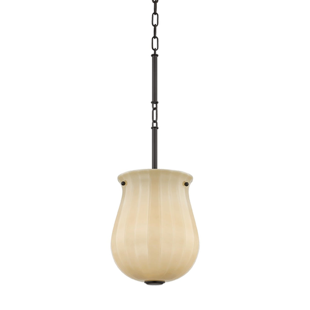 Hudson Valley Canada - One Light Pendant - Nevins - Distressed Bronze- Union Lighting Luminaires Decor