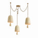 Hudson Valley Canada - Three Light Chandelier - Omi - Patina Brass- Union Lighting Luminaires Decor