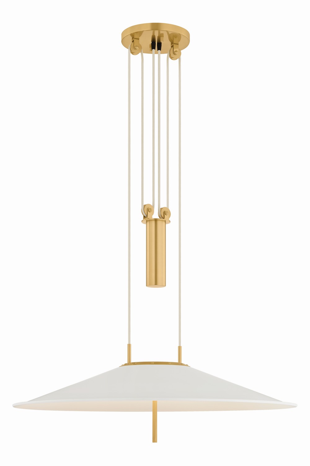 Hudson Valley Canada - LED Pendant - Emmons - Aged Brass- Union Lighting Luminaires Decor