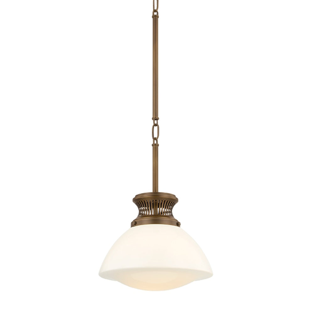 Hudson Valley Canada - One Light Pendant - Bruceville - Historic Bronze- Union Lighting Luminaires Decor