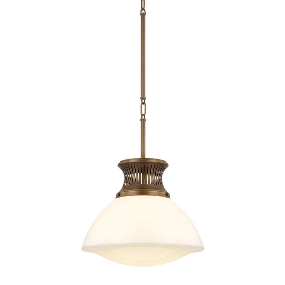 Hudson Valley Canada - One Light Pendant - Bruceville - Historic Bronze- Union Lighting Luminaires Decor