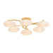 Hudson Valley Canada - LED Semi Flush Mount - Bayberry - Vintage Gold Leaf- Union Lighting Luminaires Decor