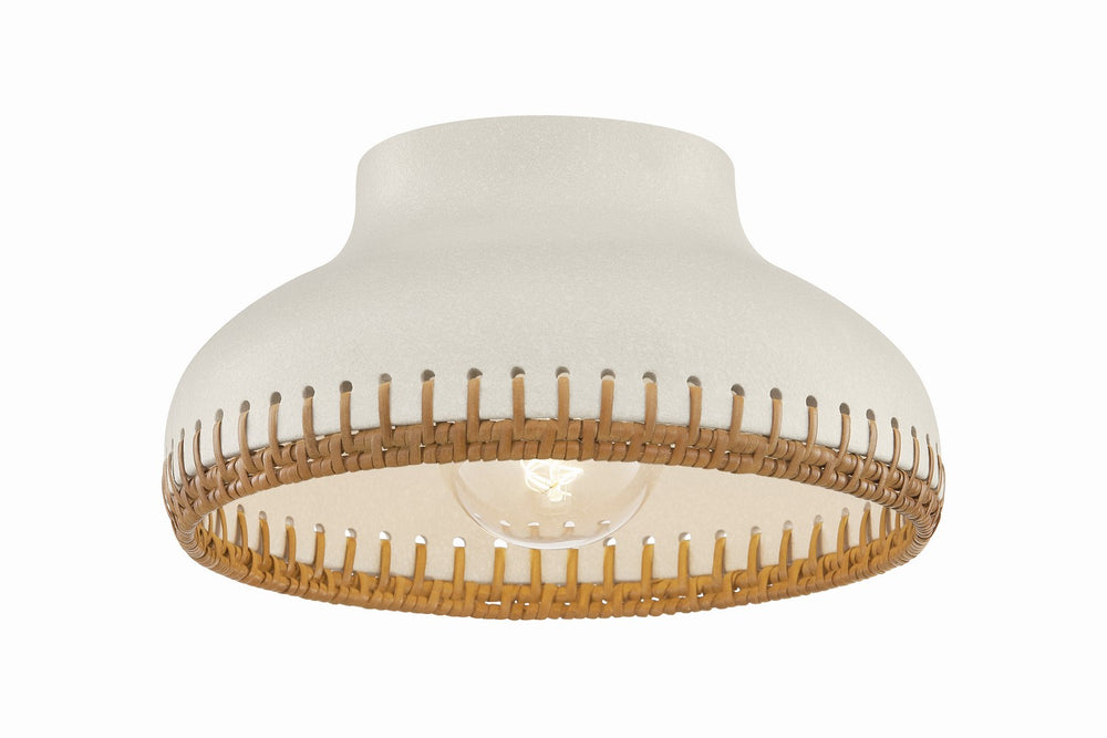 Hudson Valley Canada - One Light Flush Mount - Southfields - Aged Brass- Union Lighting Luminaires Decor