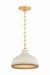 Hudson Valley Canada - One Light Pendant - Southfields - Aged Brass- Union Lighting Luminaires Decor