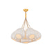Hudson Valley Canada - Seven Light Chandelier - Livonia - Vintage Gold Leaf- Union Lighting Luminaires Decor