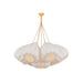 Hudson Valley Canada - Seven Light Chandelier - Livonia - Vintage Gold Leaf- Union Lighting Luminaires Decor