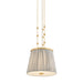 Hudson Valley Canada - One Light Pendant - Valeria - Aged Brass- Union Lighting Luminaires Decor