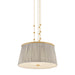 Hudson Valley Canada - Three Light Pendant - Valeria - Aged Brass- Union Lighting Luminaires Decor