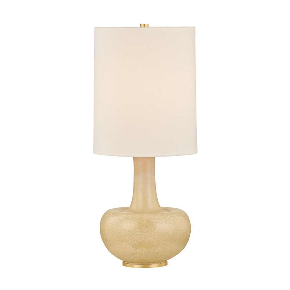Hudson Valley Canada - One Light Table Lamp - Plum Point - Aged Brass- Union Lighting Luminaires Decor
