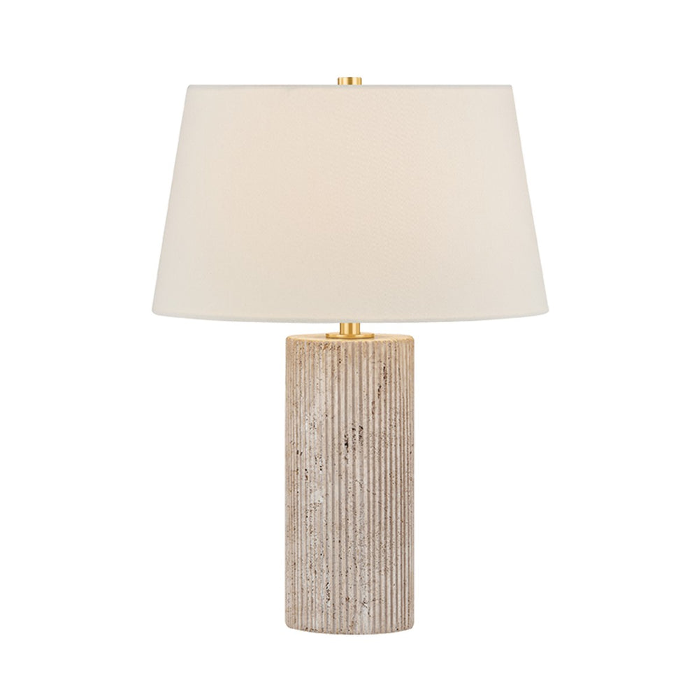 Hudson Valley Canada - One Light Table Lamp - Highland Mills - Aged Brass- Union Lighting Luminaires Decor