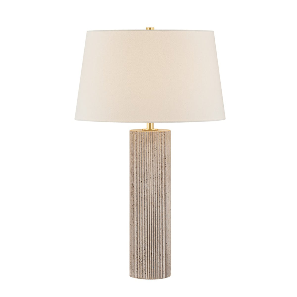 Hudson Valley Canada - One Light Table Lamp - Highland Mills - Aged Brass- Union Lighting Luminaires Decor