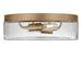 Generation Lighting Canada - Two Light Flush Mount - Rhett - Satin Brass- Union Lighting Luminaires Decor