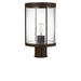 Generation Lighting Canada - One Light Outdoor Post Lantern - Luning - Antique Bronze- Union Lighting Luminaires Decor