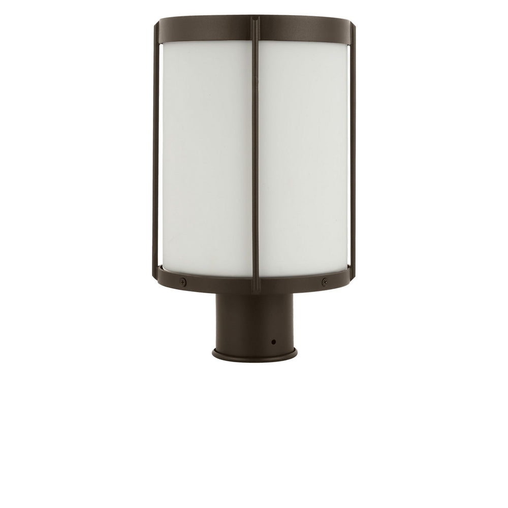 Generation Lighting Canada - One Light Outdoor Post Lantern - Luning - Antique Bronze- Union Lighting Luminaires Decor