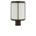Generation Lighting Canada - One Light Outdoor Post Lantern - Luning - Antique Bronze- Union Lighting Luminaires Decor
