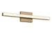 Generation Lighting Canada - LED Vanity - Marque - Satin Brass- Union Lighting Luminaires Decor