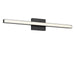 Generation Lighting Canada - LED Vanity - Marque - Midnight Black- Union Lighting Luminaires Decor
