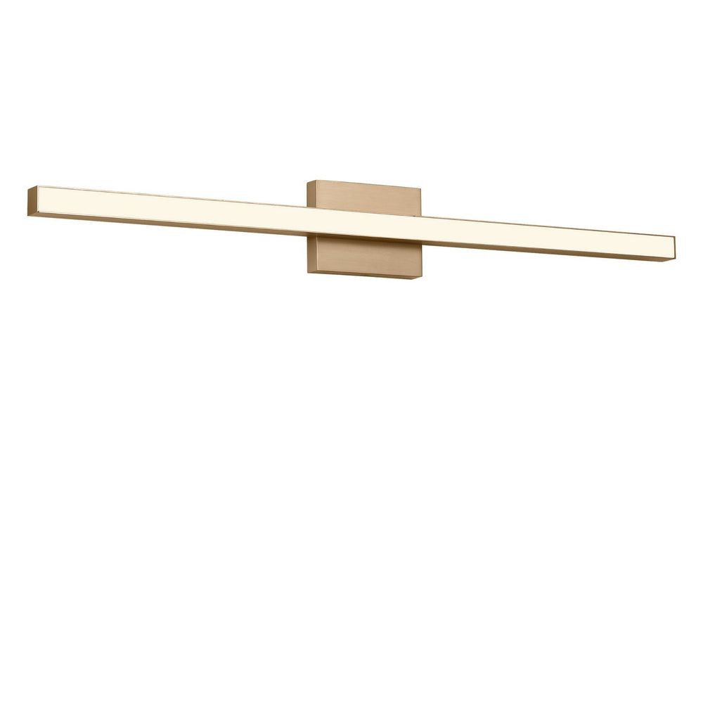 Generation Lighting Canada - LED Vanity - Marque - Satin Brass- Union Lighting Luminaires Decor