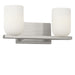 Generation Lighting Canada - Two Light Vanity - Neblina - Brushed Nickel- Union Lighting Luminaires Decor
