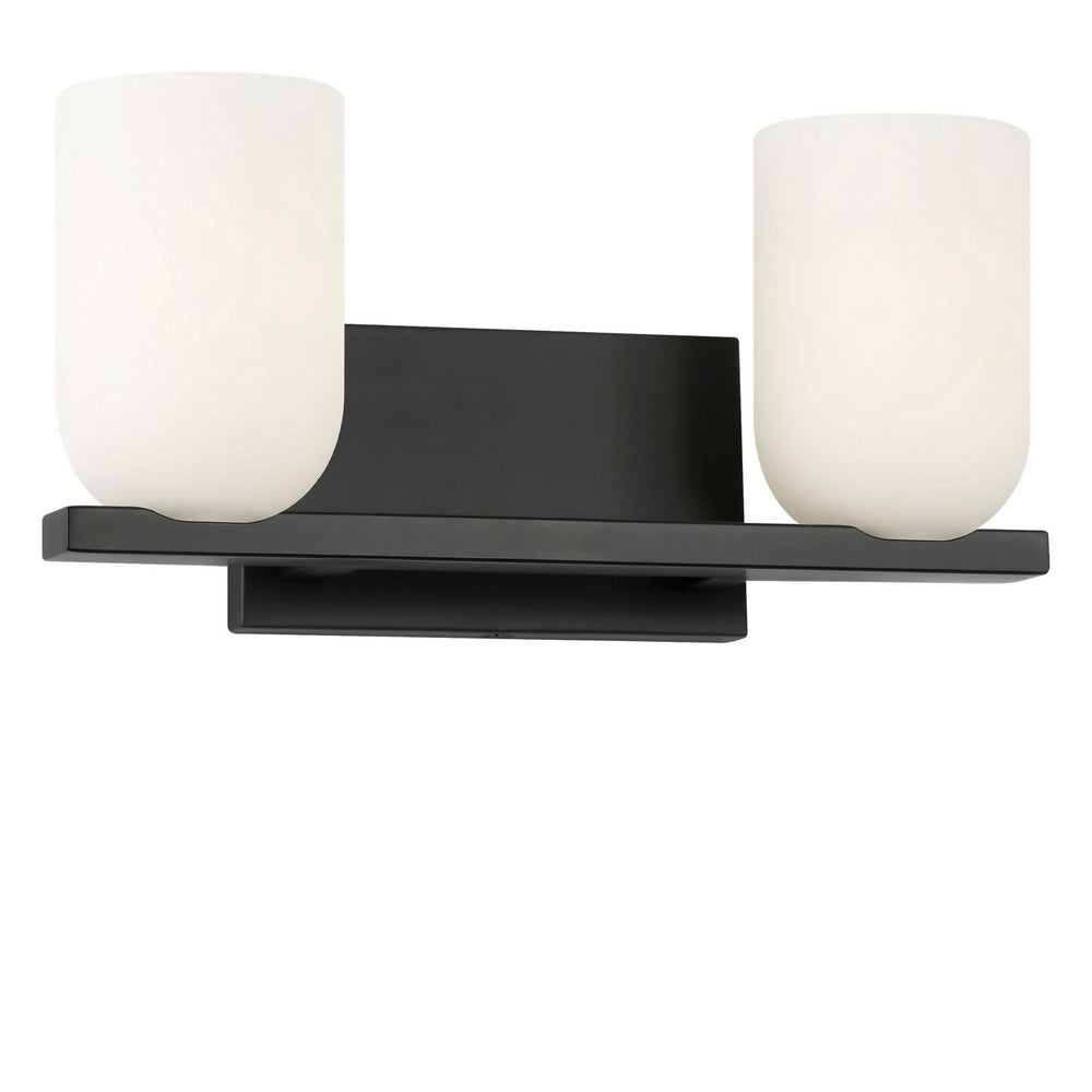 Generation Lighting Canada - Two Light Vanity - Neblina - Midnight Black- Union Lighting Luminaires Decor