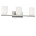 Generation Lighting Canada - Three Light Vanity - Neblina - Brushed Nickel- Union Lighting Luminaires Decor