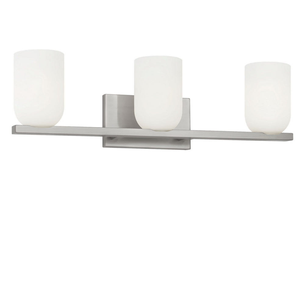 Generation Lighting Canada - Three Light Vanity - Neblina - Brushed Nickel- Union Lighting Luminaires Decor