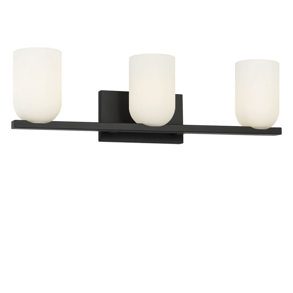 Generation Lighting Canada - Three Light Vanity - Neblina - Midnight Black- Union Lighting Luminaires Decor
