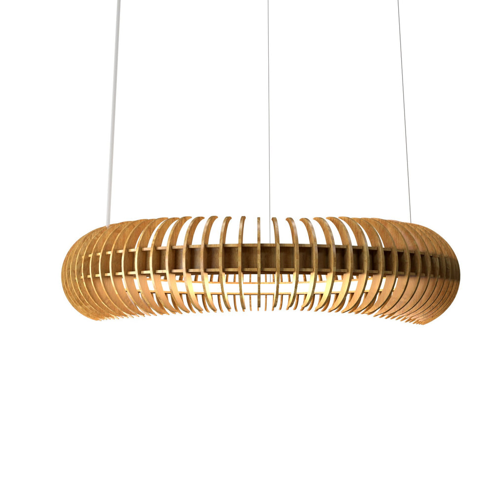 Accord Lighting - LED Pendant - Stecche di Legno - Louro Freijo- Union Lighting Luminaires Decor